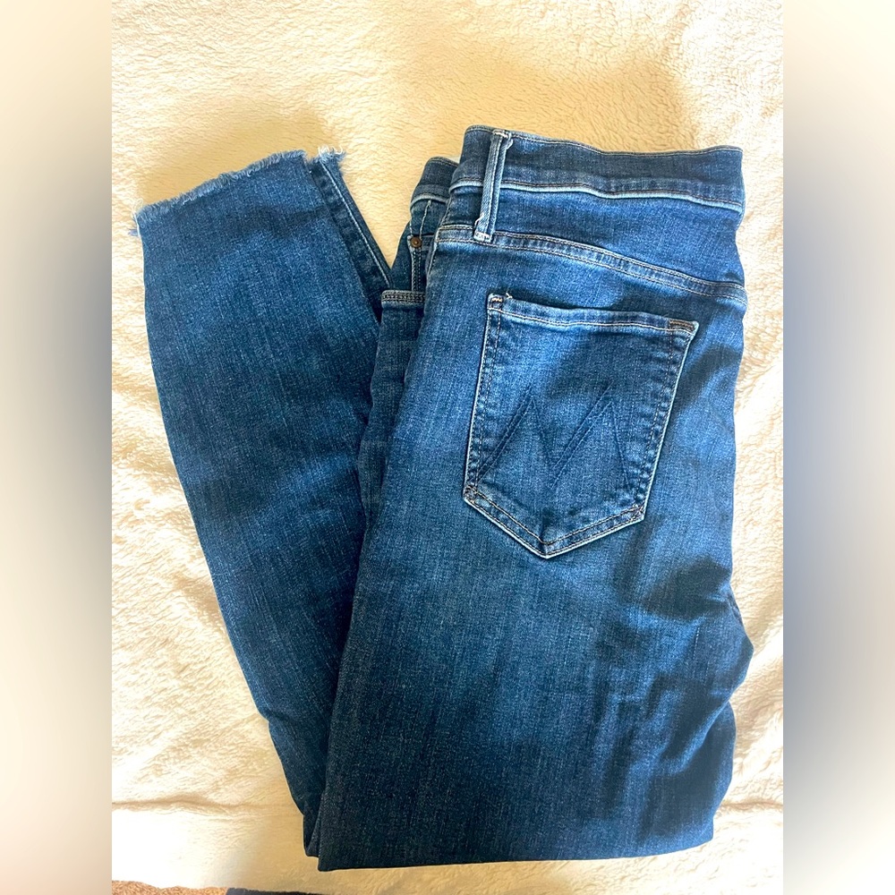 Mother Stunner Step hem Jeans